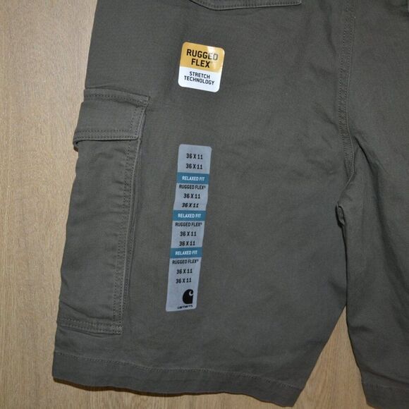 NWT Carhartt Relaxed Fit Rugged Flex Rigby Cargo Short - Picture 9 of 12